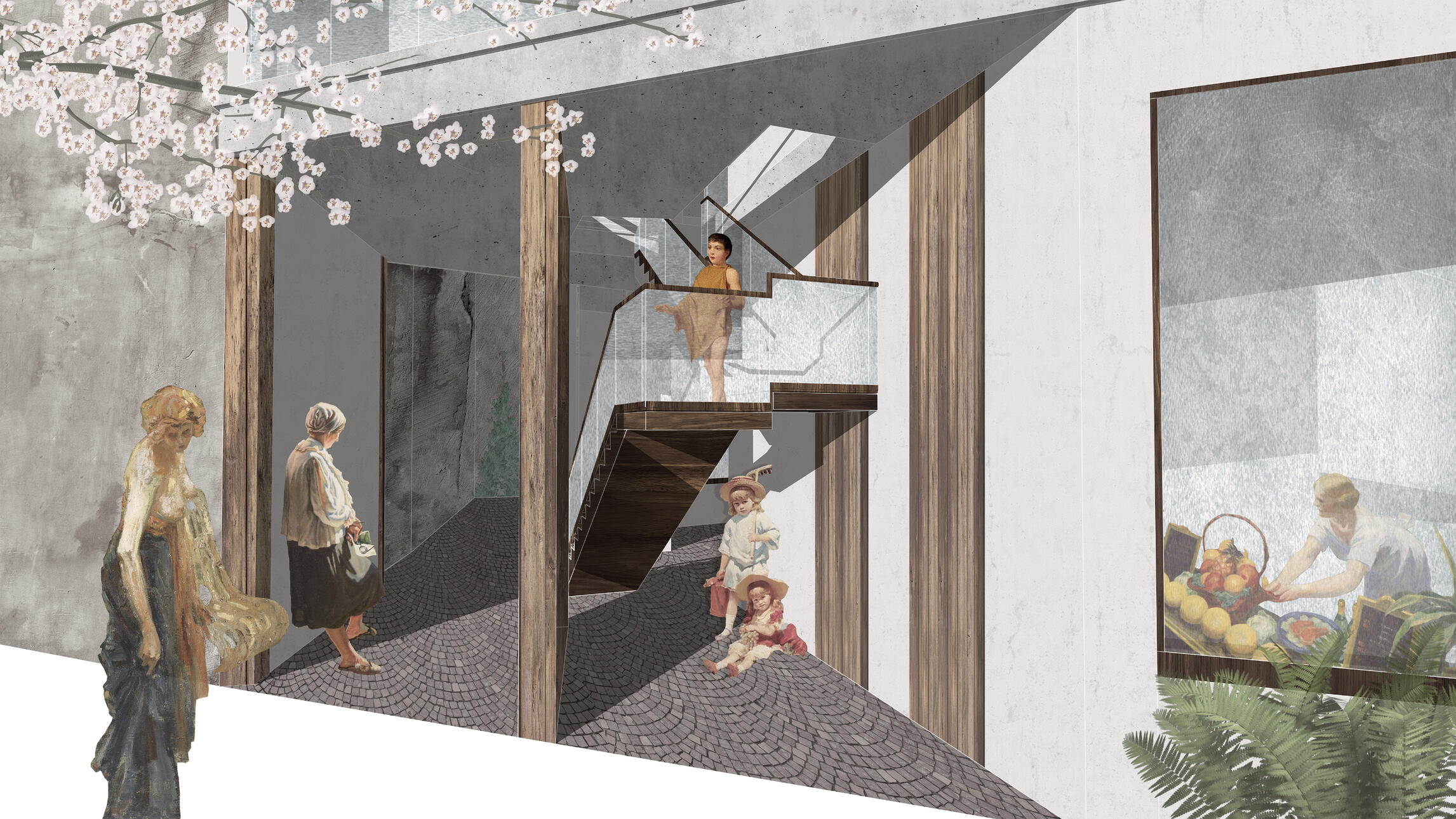 Collage-style representation